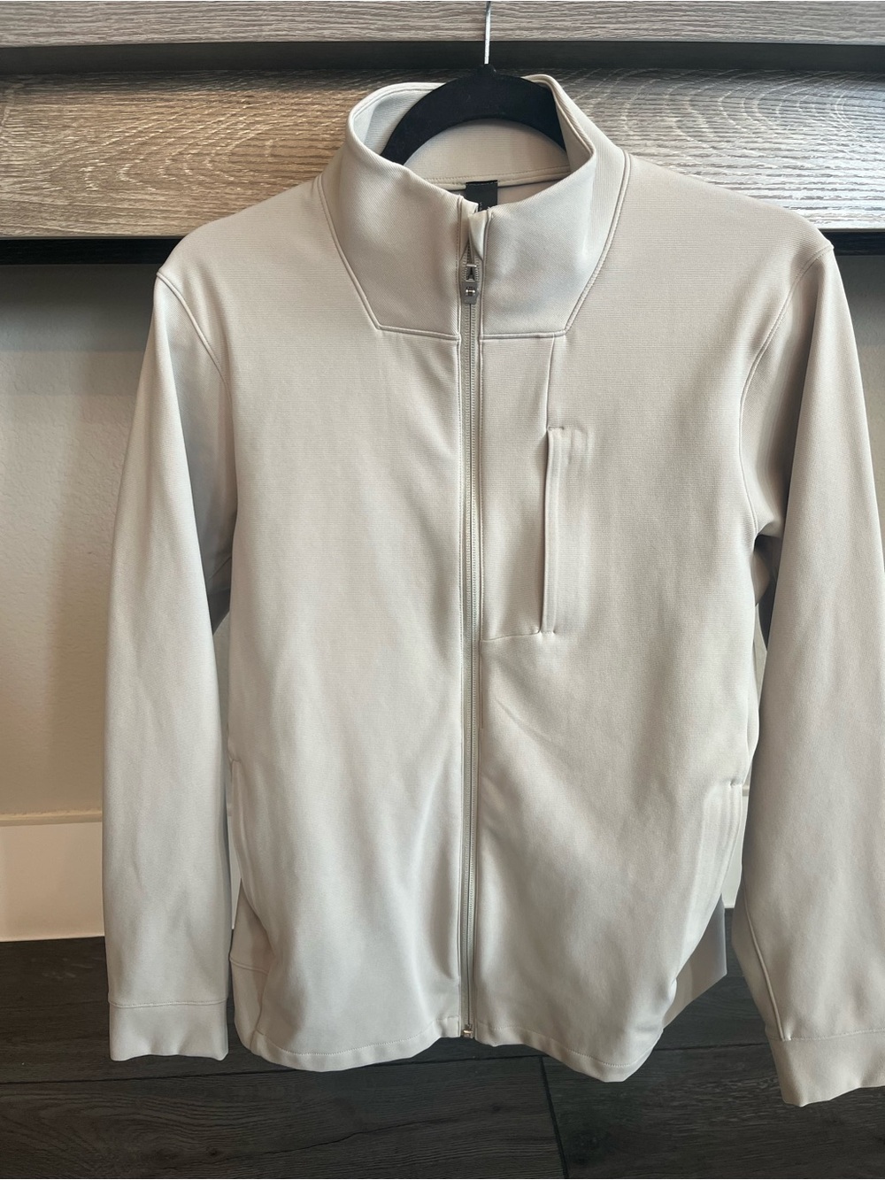 Men's Lululemon Full-Zip Jacket in Light Beige